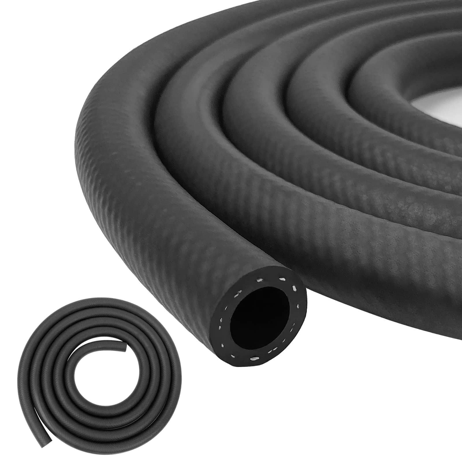 Eunice 5/8 Inch（16mm) ID Fuel Line Hose, 15 FT NBR Rubber Hose