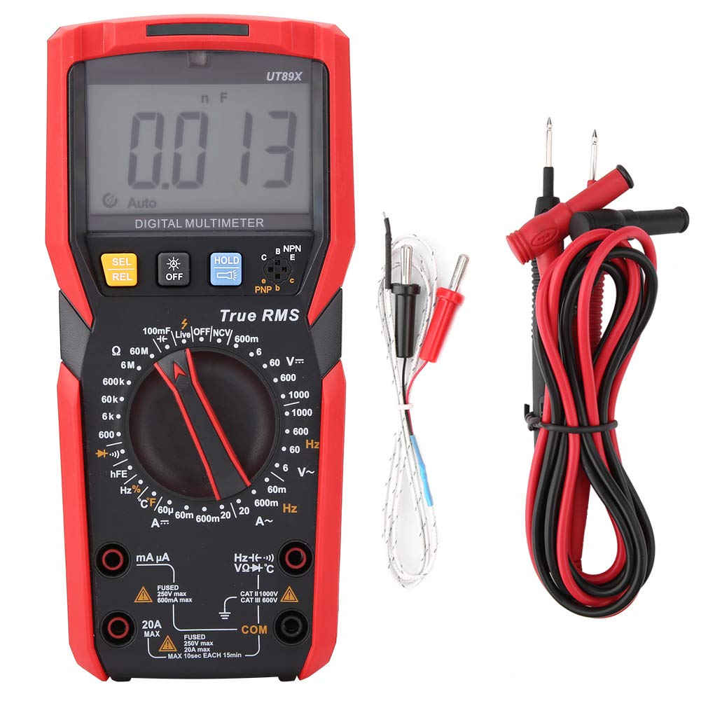 UT89X / UT89XD NVC Measurement Digital Multimeter, Ammeter Measures AC/DC Voltage Tester with Testing (UT89X)