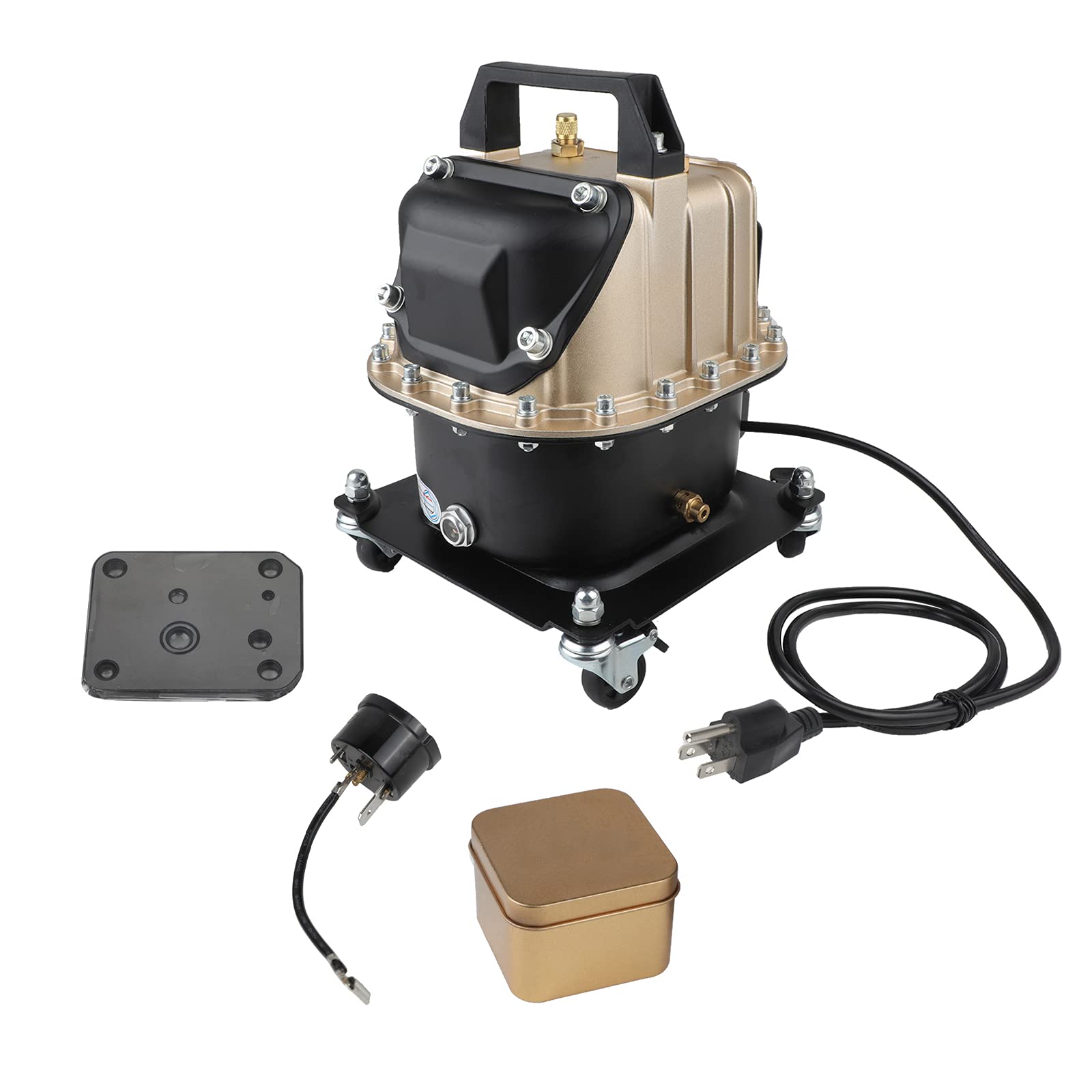 Buy MR CARTOOL Dual Stage 3.5CFM 2 in 1 Car A/C Vacuum Pump, 110V 1/2HP