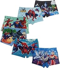 Boys Boxer Brief Underwear, Pack of 4, Multicolour Print