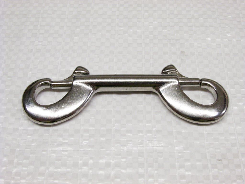 Double Ended Snap Hook for Dog Leash Stainless Steel 91MM (Lead Collar Pet)