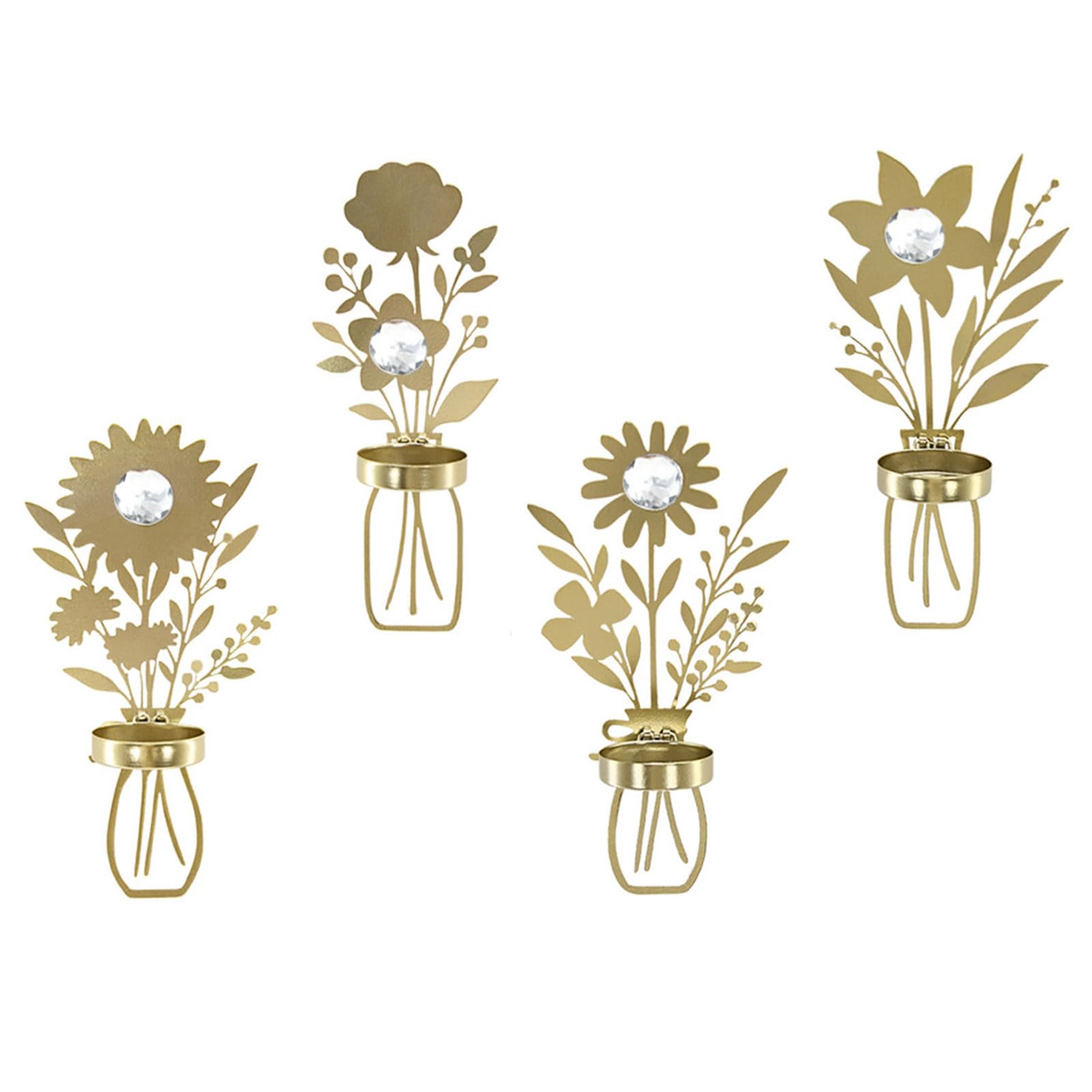Tsophreniq Wall Sconces Holders Mount Hanging Sconce Iron Candleholders for Living Room Dining Room Home Decors Sconces Holders