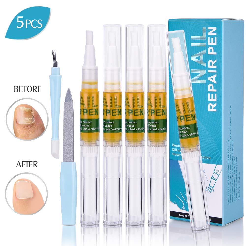 Buy HailiCare 5PCS Toenail Fungus Stop Nail Repair Pen, Anti Fungal