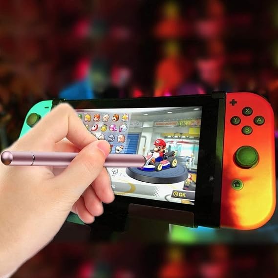 Pink Stylus Touch Screen Pen Fiber Tip Compatible with TCL NxtPaper 11/Tab 11, Aluminum Lightweight