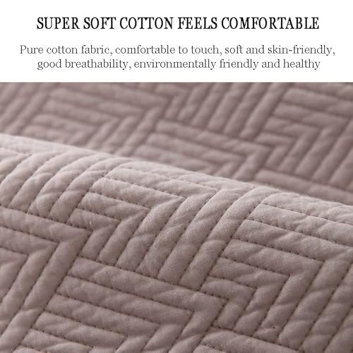 ZYYH Fodera per Divano Cotone Trapuntato