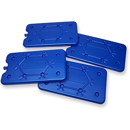 Lot De 2 Accumulateurs De Froid 400 Ml - Bleus, Réutilisables - Pour Glacière, Pique-nique, Camping