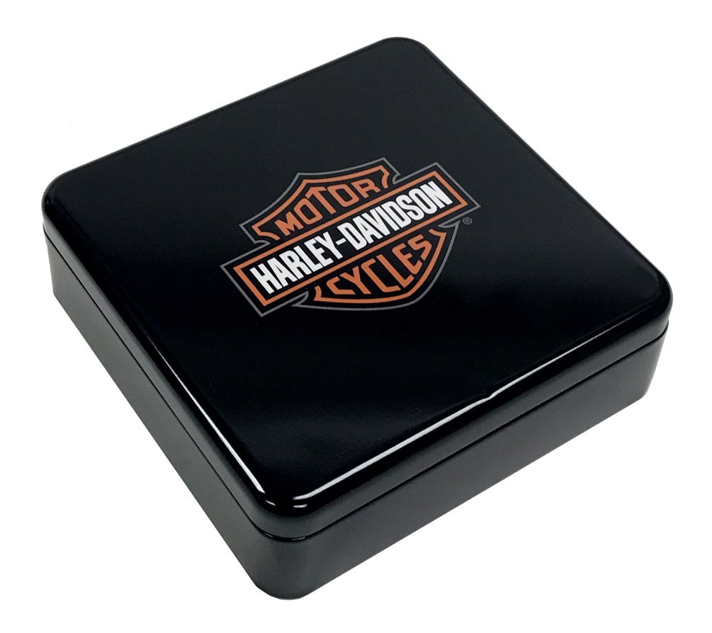 Harley-Davidson Men's Wings Over America Belt Buckle, Antique Silver HDMBU11402