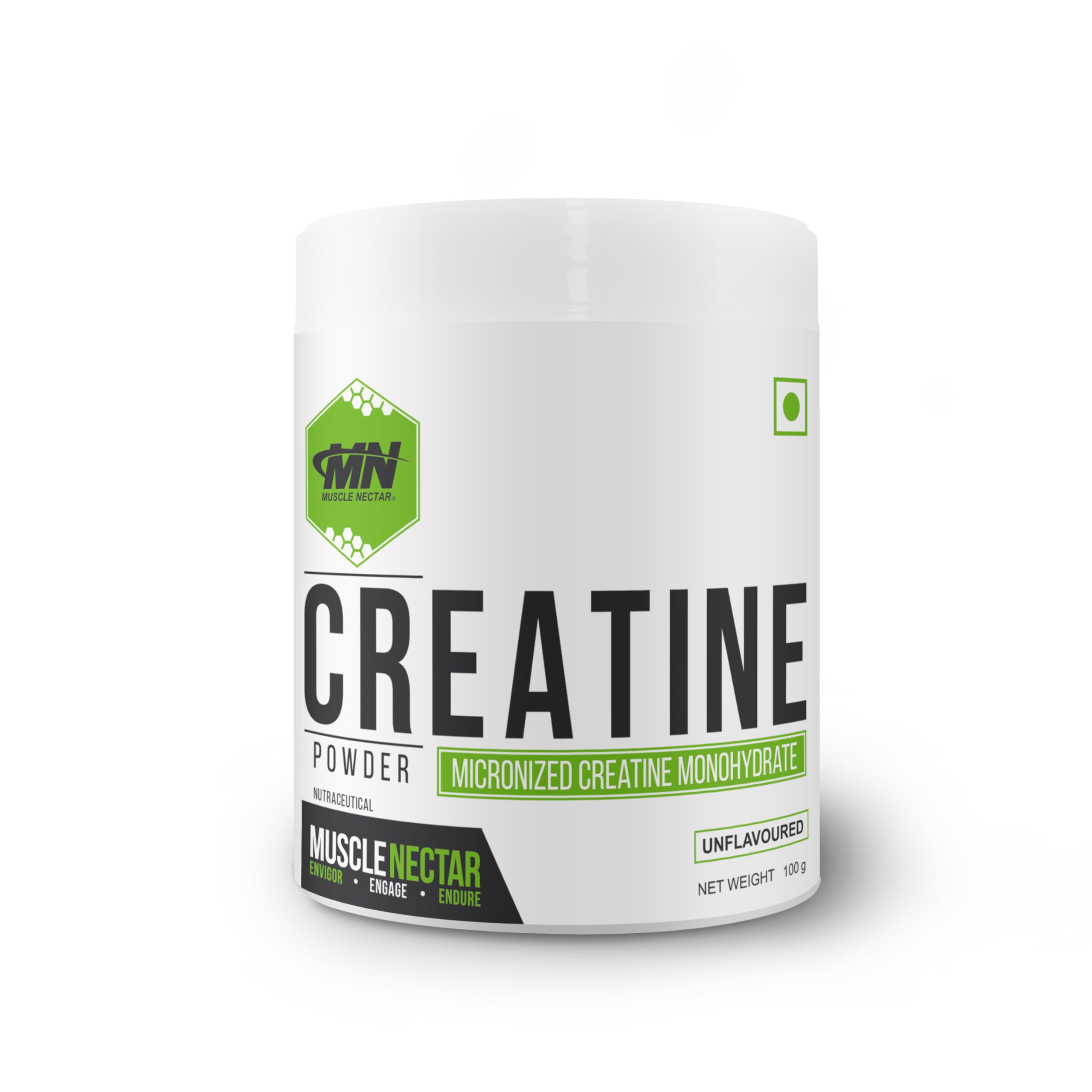 Muscle Nectar Pure Creatine Monohydrate (Unflavoured, 100g)