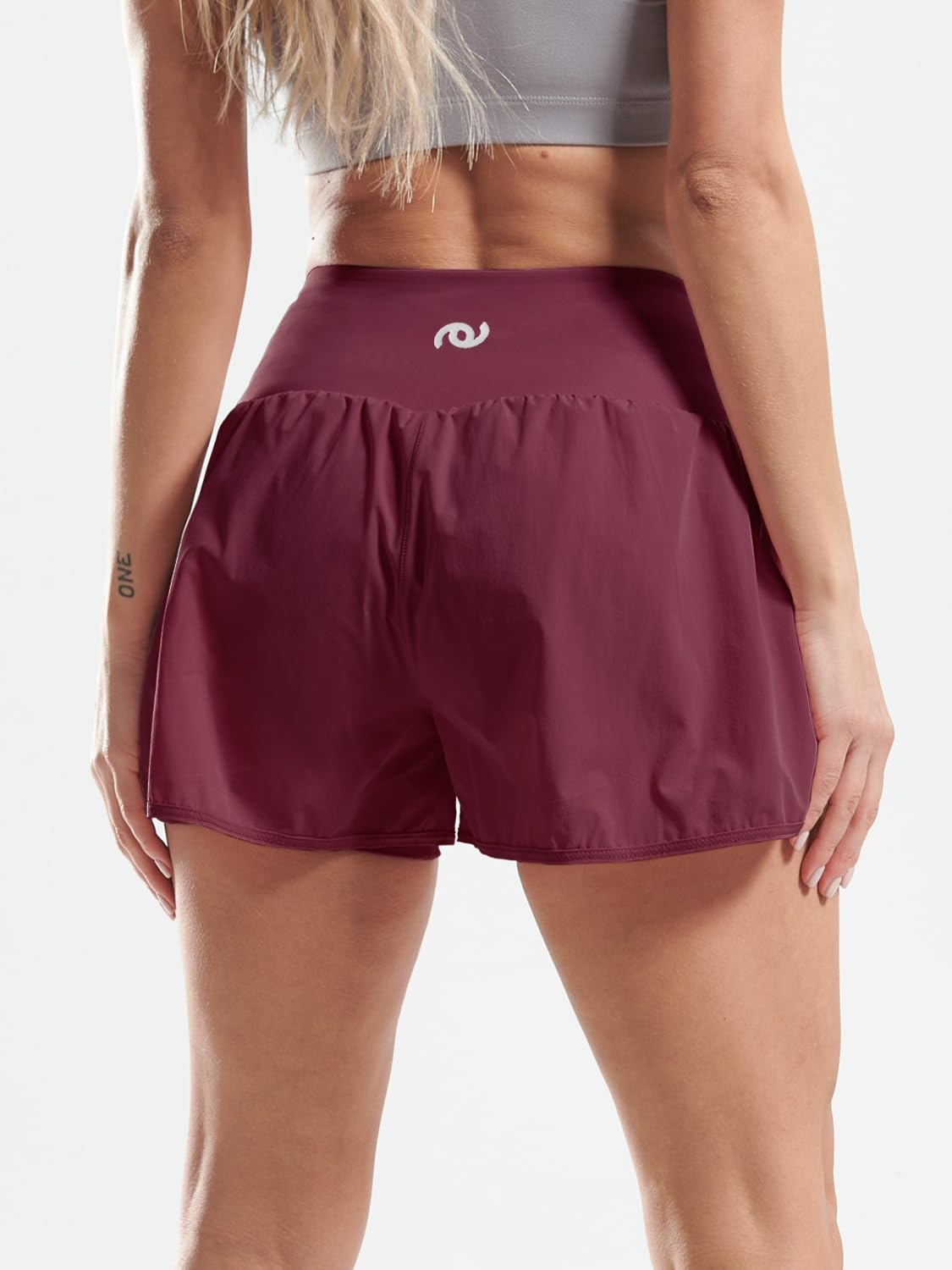 CADMUS Pantalones Cortos de Entrenamiento 2 en 1 para Mujer, para Gimnasio, Correr, con Bolsillos para teléfono, Paquete de 3: 06# Negro, Azul Marino y Rojo Vino, S