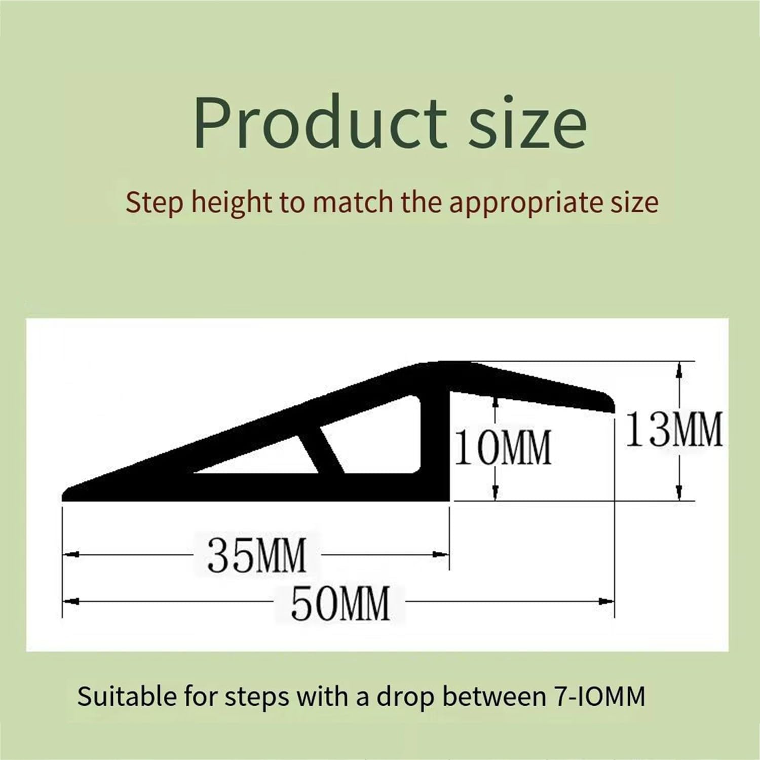 BLUEZY 1M-5M Tira De Tapicería, PVC Perfil De Transición para Suelo,Tira Unión Pisos, Protección De Bordes Listón Autoadhesivo para Una Pendiente De Umbral De 10 Mm C,5M