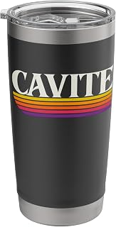 Cavite Philippines Retro Graphic - Cavite PI Stainless Steel Insulated Tumbler