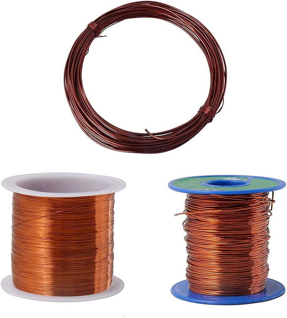 Filo di Rame smaltato Diametro Filo di avvolgimento 0,15-0,35 mm Ampiamente Usato for trasformatori Induttori 17,6 oz-0,3 mm (720 m) (Size : 0.25mm (1000m))