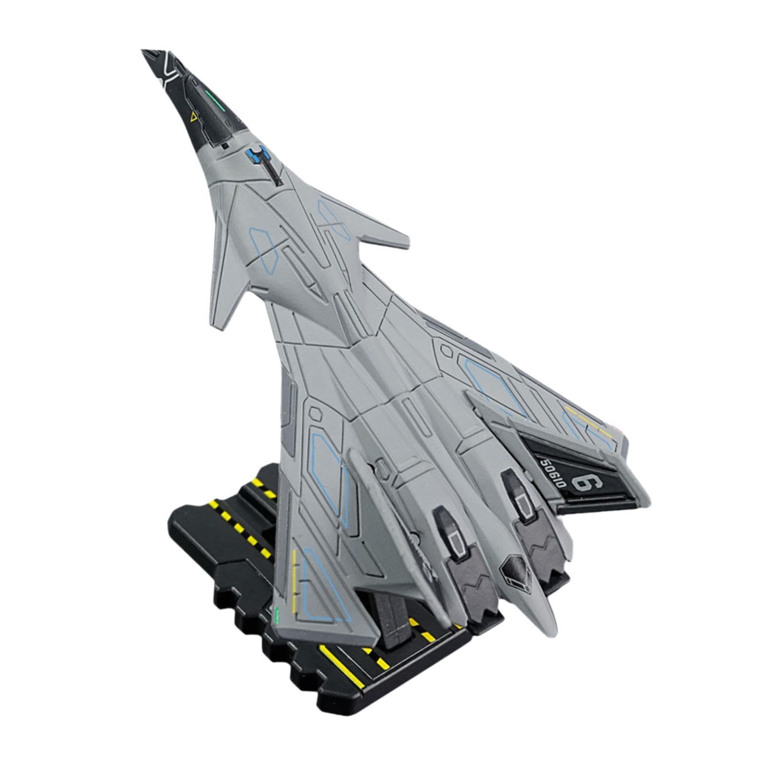 KIXZSAZ 1/200 Simulation Fighter Model with Display Base Beautiful Educational Piece for Aviation Enthusiasts 1/200 Aircraft Model Airplane Diecast Metal
