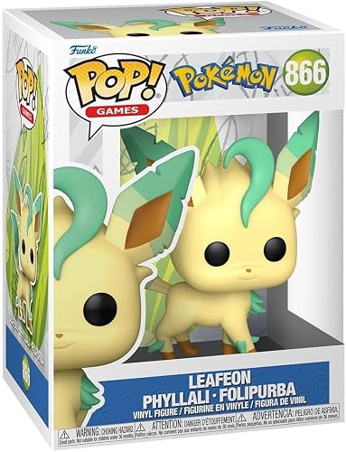 Funko Pop! Games: Pokémon Leafeon Phyllali Folipurba Collectible Vinyl Figure