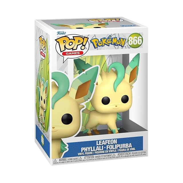 Funko Pop! Games: Pokemon - Leafeon - Figura de Vinilo Coleccionable - Video Games Fans