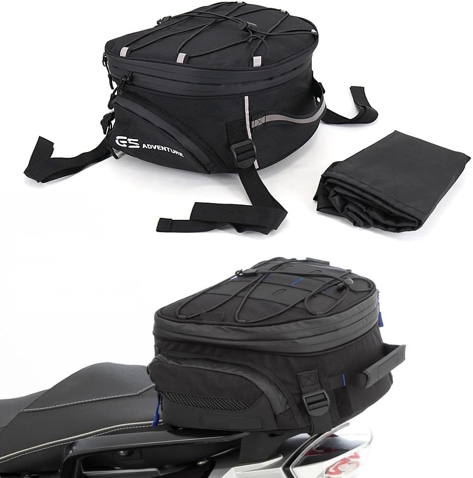 New Motorcycle Accessories Nylon Black Waterproof Tail Bags Back Seat Bags Handbag For BMW R1300GS R 1300 GS R1300 GS r1300gs