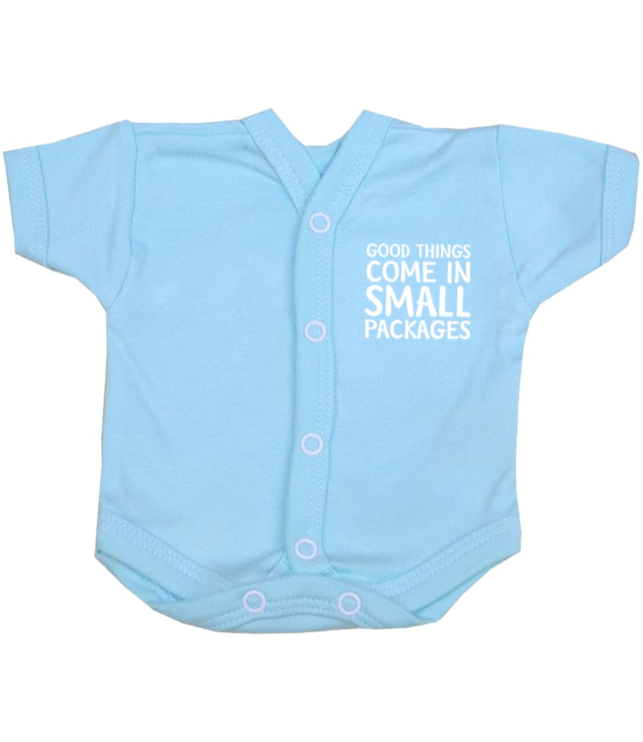 BabyPrem Premature Baby Bodysuit Vest NICU Neonatal Clothes AQUA 38-44
