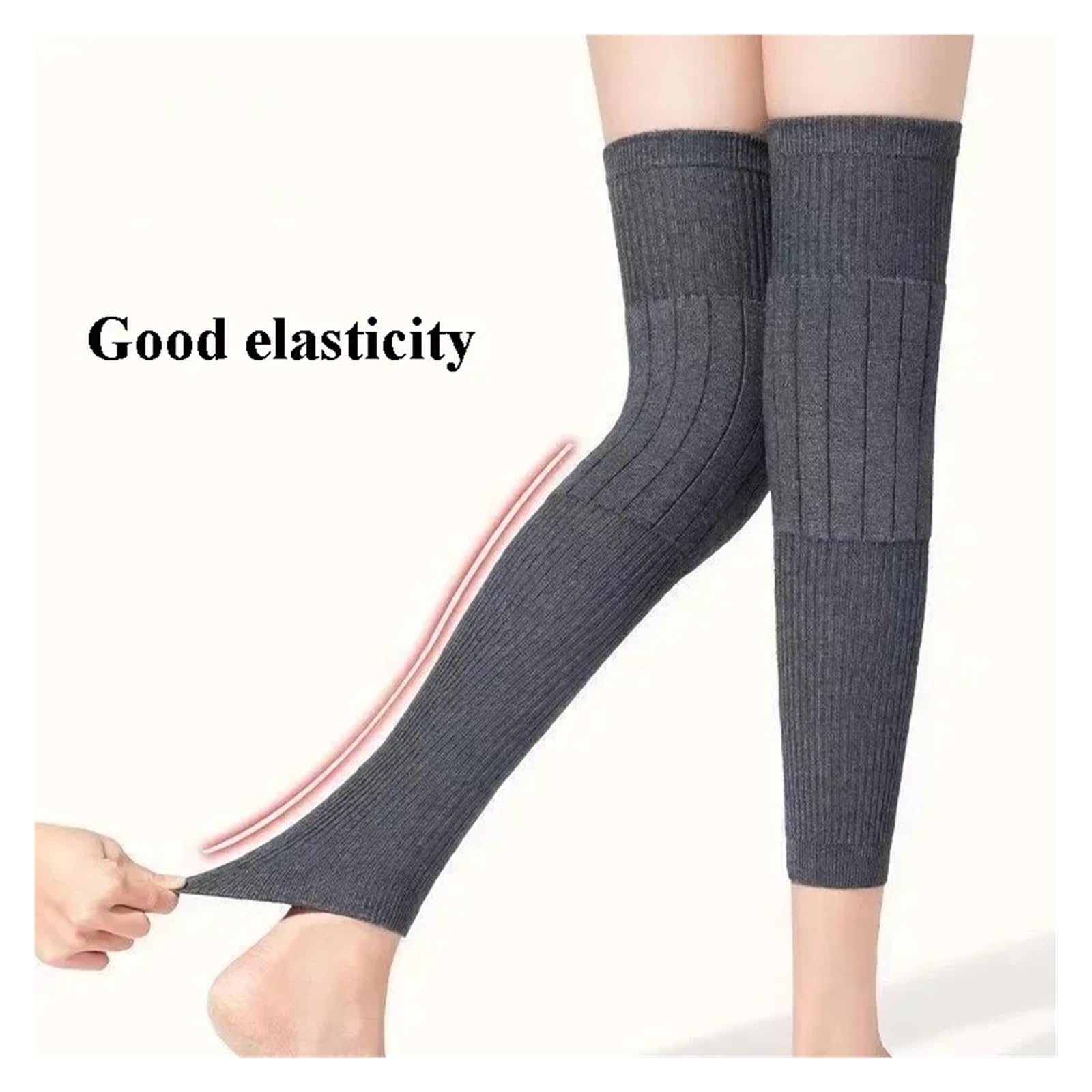 Rodilleras Deportivas Antideslizantes, Soporte y Calentadores para Invierno, universales para Personas Mayores, para Mantener Las piernas Calientes y con protección de Terciopelo Grueso.