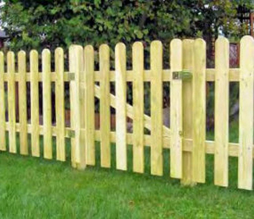 NEXTRADEITALIA CF da 2PZ Cancelletto per steccato in Legno con Accessori Giardino e Recinzione CM 100 X 100 H cancello in doghe Esterno IMPREGNATO