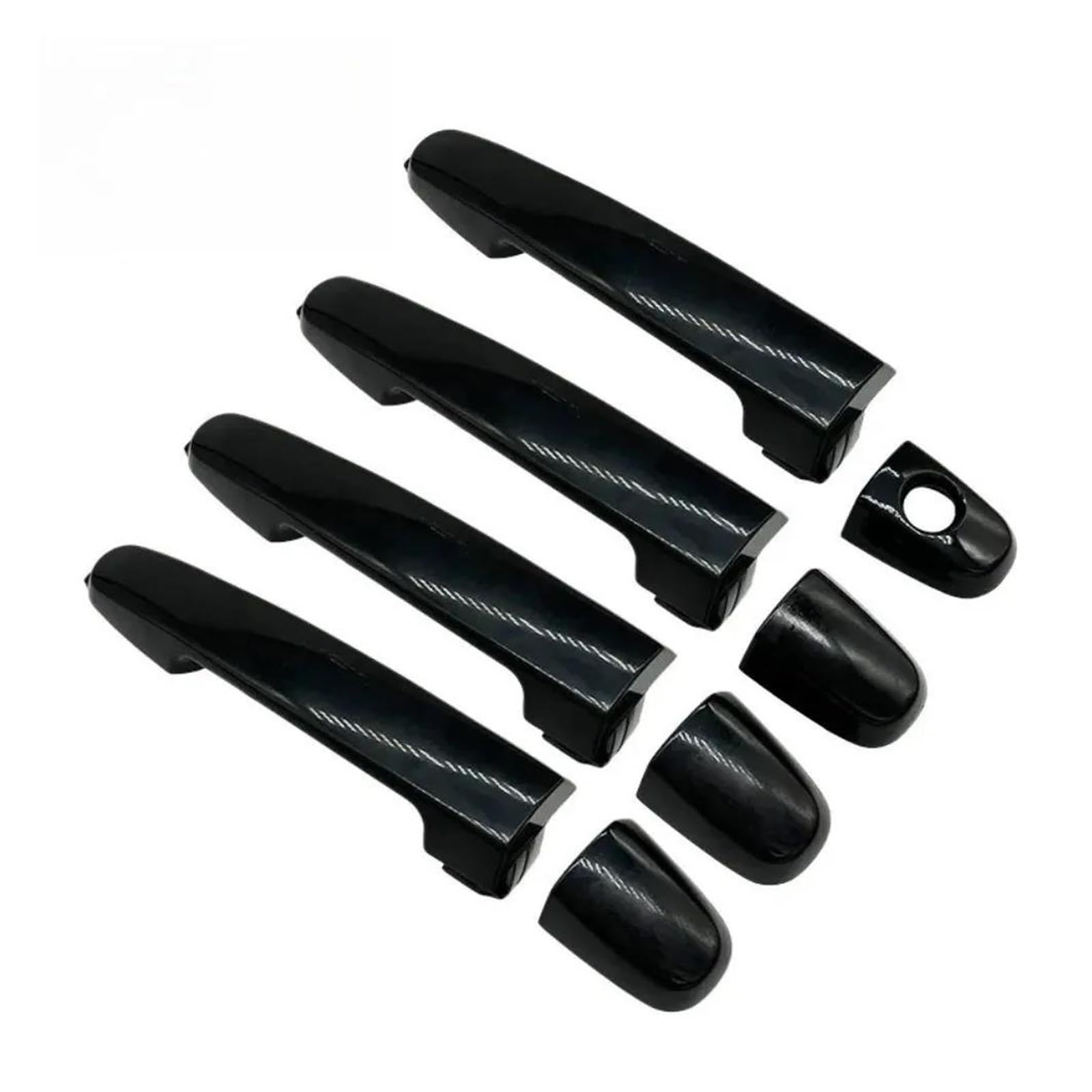 EVEKHAHHRB Exterior Door Handle 4Pcs Car Outside Handle Bowl Left & Right for Yaris for Solara for Highlander for Matrix Outer Door Handle(4Pcs B)
