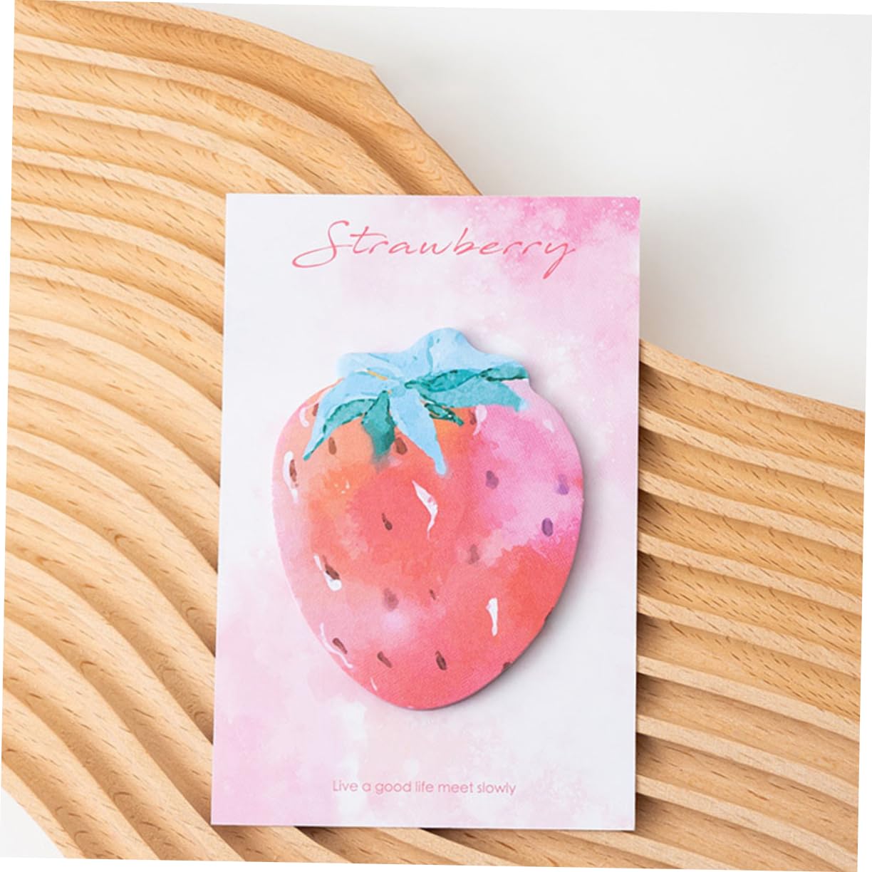 SHINEOFI 5pezzi Libri Di Note Autoadesive Forma Di Frutta Blocco Di Note Creativo Per Appunti Messaggi e Promemoria Per Ufficio Scuola e Uso Quotidiano Per Blocco