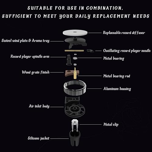 Miniatura 3 de 2 piezas de ambientadores de aire para automóvil, ambientadores automáticos retro para mujeres, cubierta de álbum, difusores de perfume para