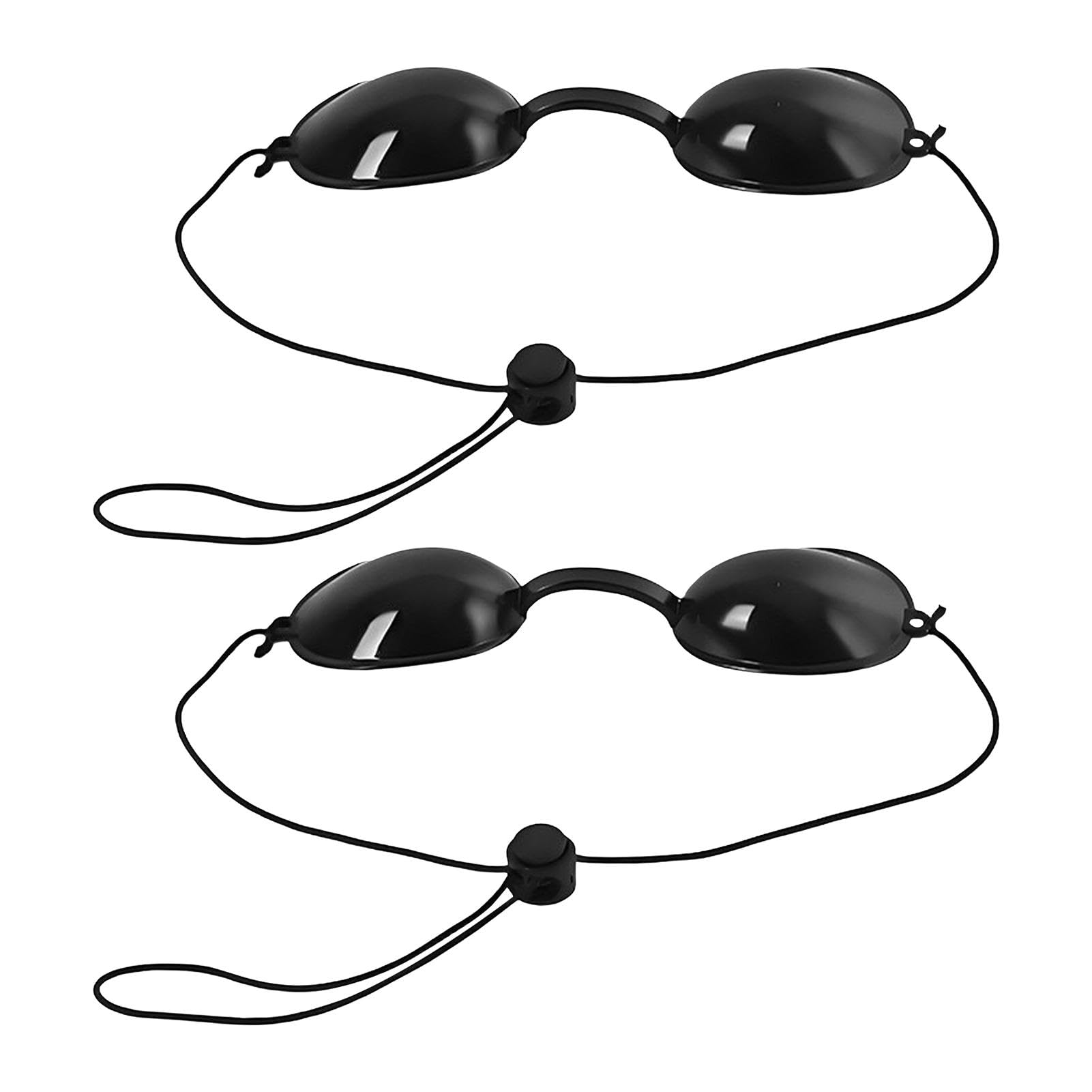 Zernavith 2 Pairs Protective Goggles for Red Light Eye Protection,Safety Tanning Goggle for Women Sun Bed Tanning Eyewear Sunbed Glasses for Sunbathing IPL LED Light Process