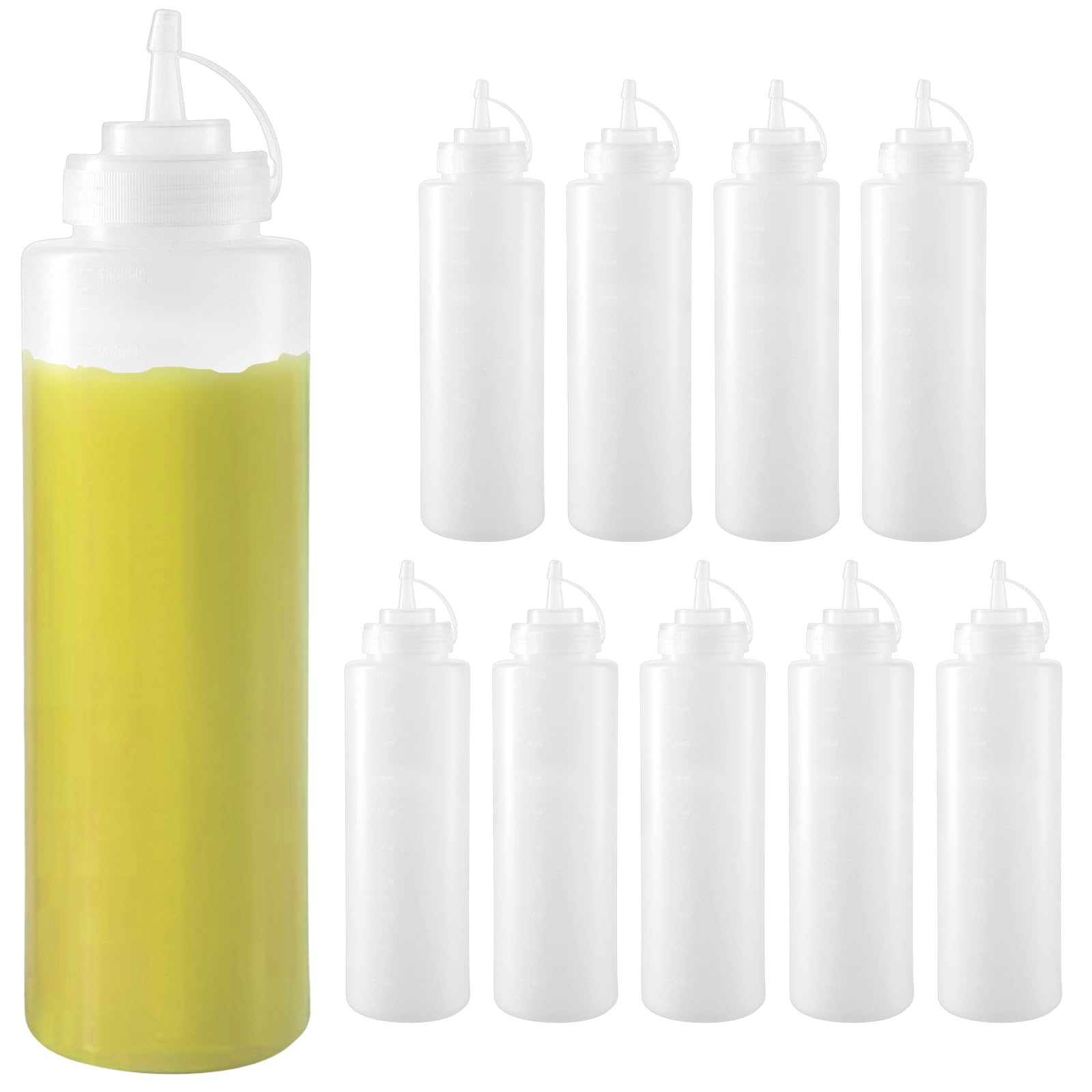 Bouteilles à sauce plastique flacon pression distributeur ketchup