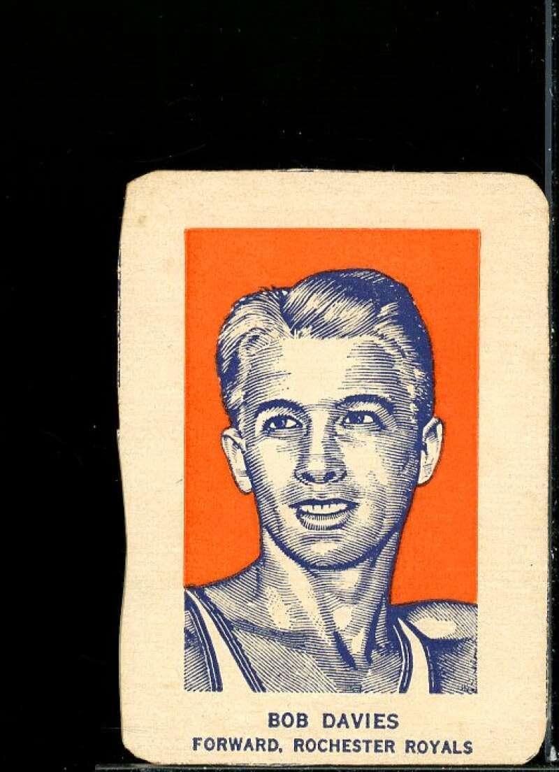 Bob Davies/Portrait Card 1952 Wheaties #BK1B - Unsigned Basketball Cards