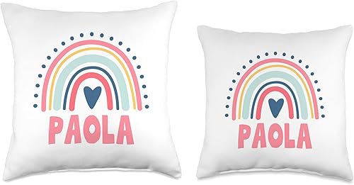Miniatura 3 de Paola Name Custom Woman Myth Legend - Almohada para fiesta de cumpleaños, 16 x 16 pulgadas, multicolor