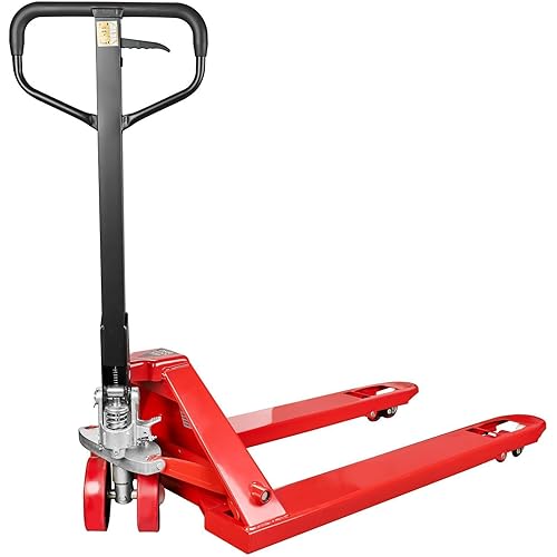 NORTHSKY Manual Pallet Jack – Standard Duty Manual Forklift, 5500 lbs Capacity, 48" L x 27" W Forks, Durable PU Wheels, Warehouse & Factory Use