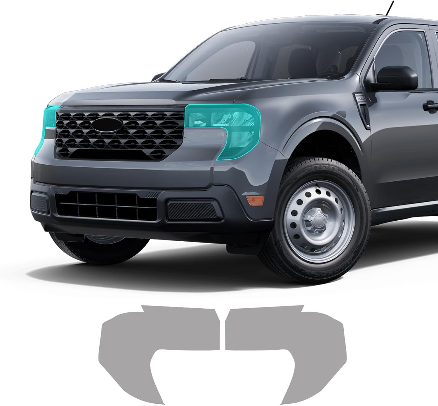 for Ford Maverick 2025 PPF HD Clear Paint Protective Film Custom Fit Anti Scratch Self Healing Shield Guard Car Finishing Accessories for Headlight