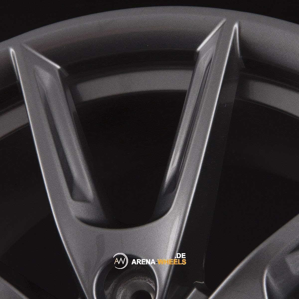 Borbet LX18 8x18 ET40 5x112 Aluminum Passenger Car Wheel, Grey Glossy, 18 Inches