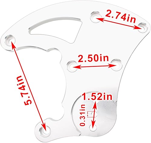 Miniatura 2 de AUTOKAY Soporte de AC de montaje alto R4 para Chevy LS1 LS2 LS3 LS6 Vortec Truck Spacing LQ AC