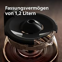 Philips HD7461/20 Daily Aroma Swirl kávéfőző üvegkancsóval fehér-fekete 5