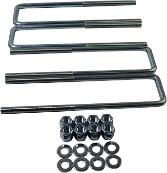 929-781 Rear Axle Square U-Bolt Kit 3 Wide 12.5 Long 9/16 Diameter for Leaf Spring Compatible with Dodge Ram 2500 Ram 3500 Pickup 1994 1995 1996 1997 1998 1999 2000 2001 2002