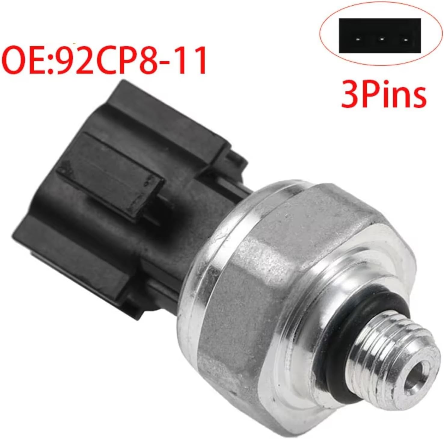 A/C Pressure Switch Sensor for Nissan for Sentra Air Conditioning Pressure Sensor OEM: 92CP811 42CP8-12/92136-1FA0A/92136-6J010 A/C Pressure Sensor Switch
