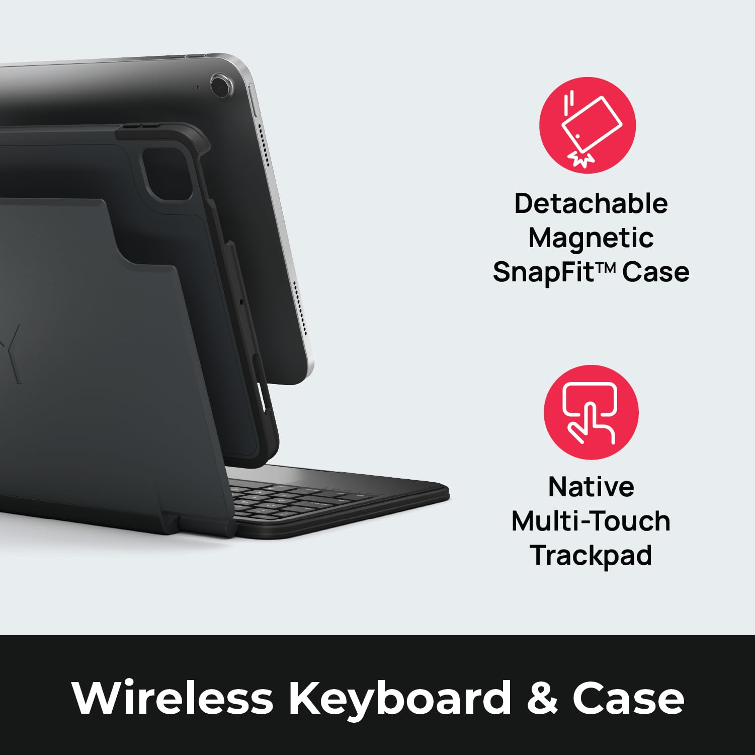 Brydge 10.9 MAX+ Wireless Keyboard Case with Multi-Touch Trackpad