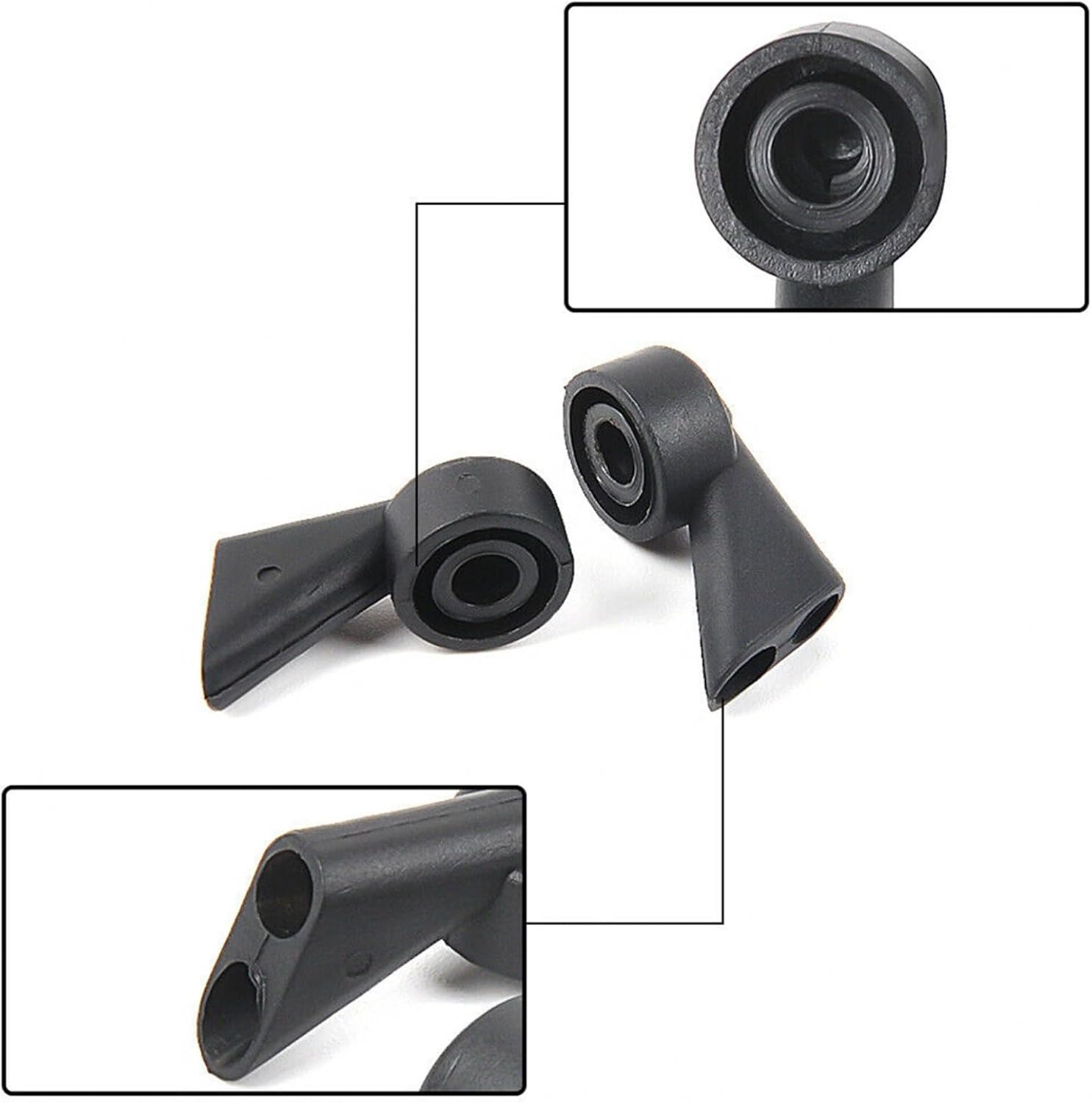 car accessories Replacement for A1 A3 A4 Q7 8E9955985 2X Car Rear Wiper Washer WindShield Nozzle Spray Jet