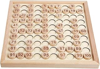 Wooden Board 100 Consecutive Numbers for Montessori Maths