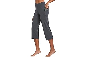 Wide Leg Capri Yoga Pants, Comfort meets Style for Active Women