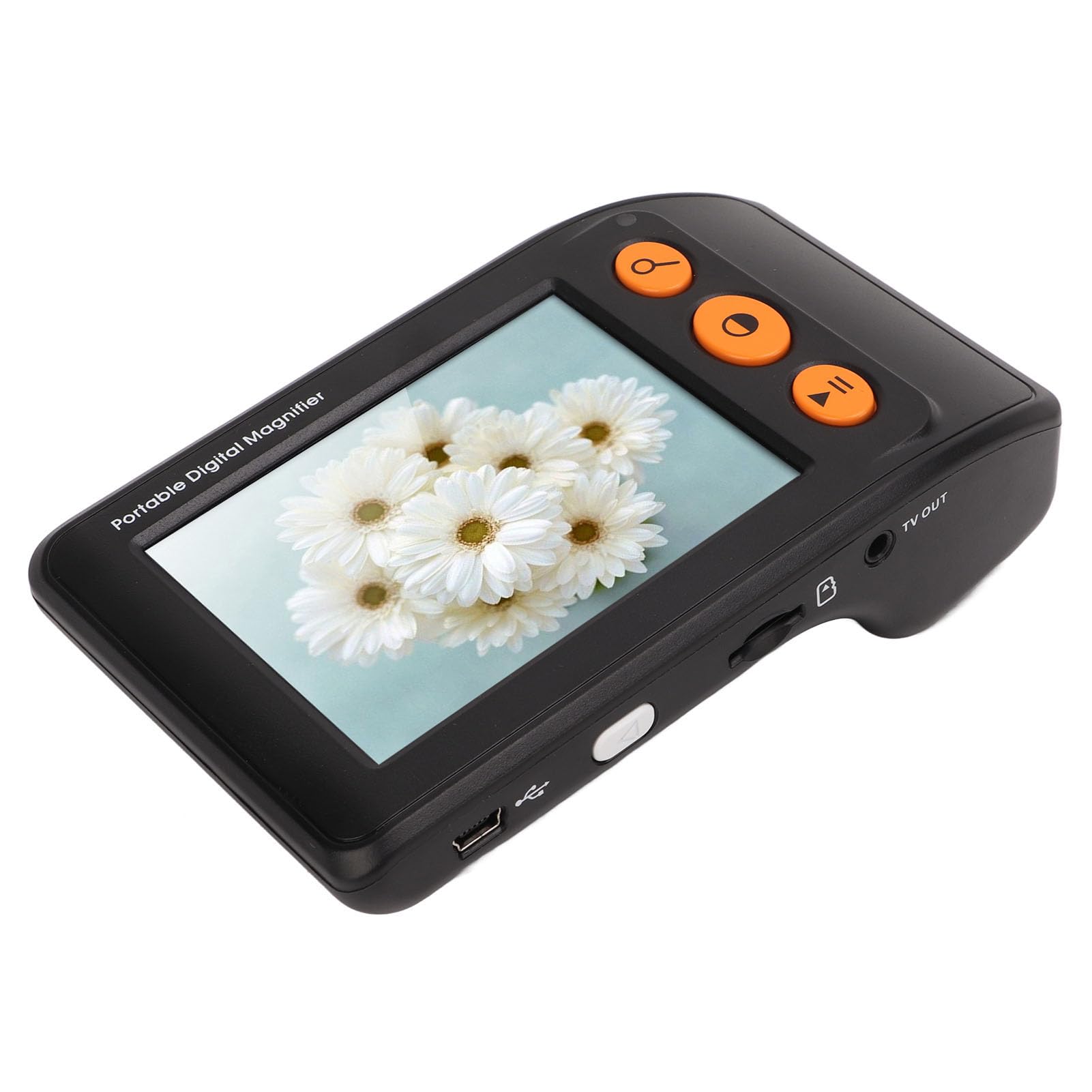 Elektronische Videolupe 3 5-Zoll-LCD-Bildschirm Digitale Videolupe 2x Bis 25x Zoom Handlupe Lesehilfen HD Elektronische Sehhilfen Lupenleser Mobile Lesehilfe für Sehbehinderte