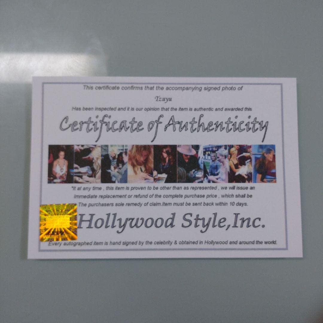 ツウィ…直筆サイン入り超大型写真…TZUYU…TWICE