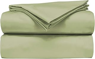 AB Lifestyles 30X75 SAGE BUNK COT RV Camper Sheet Sets No Tuck Top Sheet Fitted at Foot 3 PC Set Custom for Camper Mattress Motorhome Fifth Wheel 100% Cotton Happy Campers