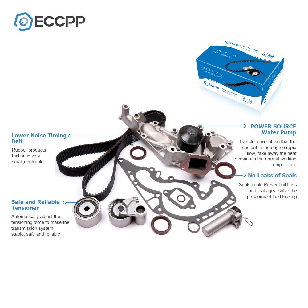 Timing Belt Water Pump Tensioner Kit For 90-97 SC400 Lexus LS400 - Foto 3