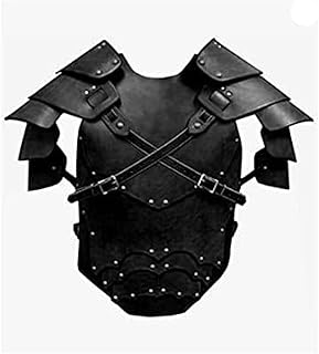 Armadura De Peito Medieval Guerreiro Viking Armadura De Couro Ajustável Traje De Peitoral Para Festa LARP Halloween Cosplay,Concord12