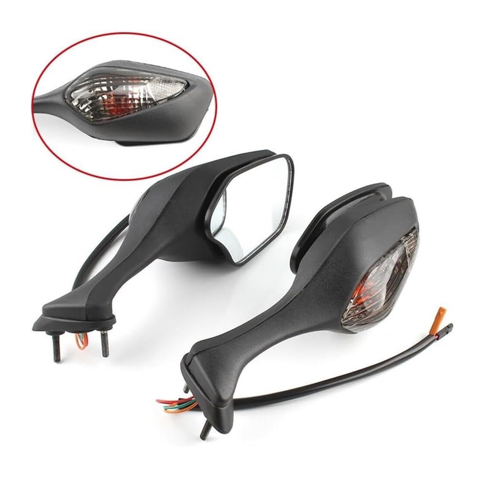 Motocicleta para CBR1000RR CBR1000 RR 2008-2012 Motocicleta Retrovisor Lateral Espejos Intermitente Espejo Retrovisor