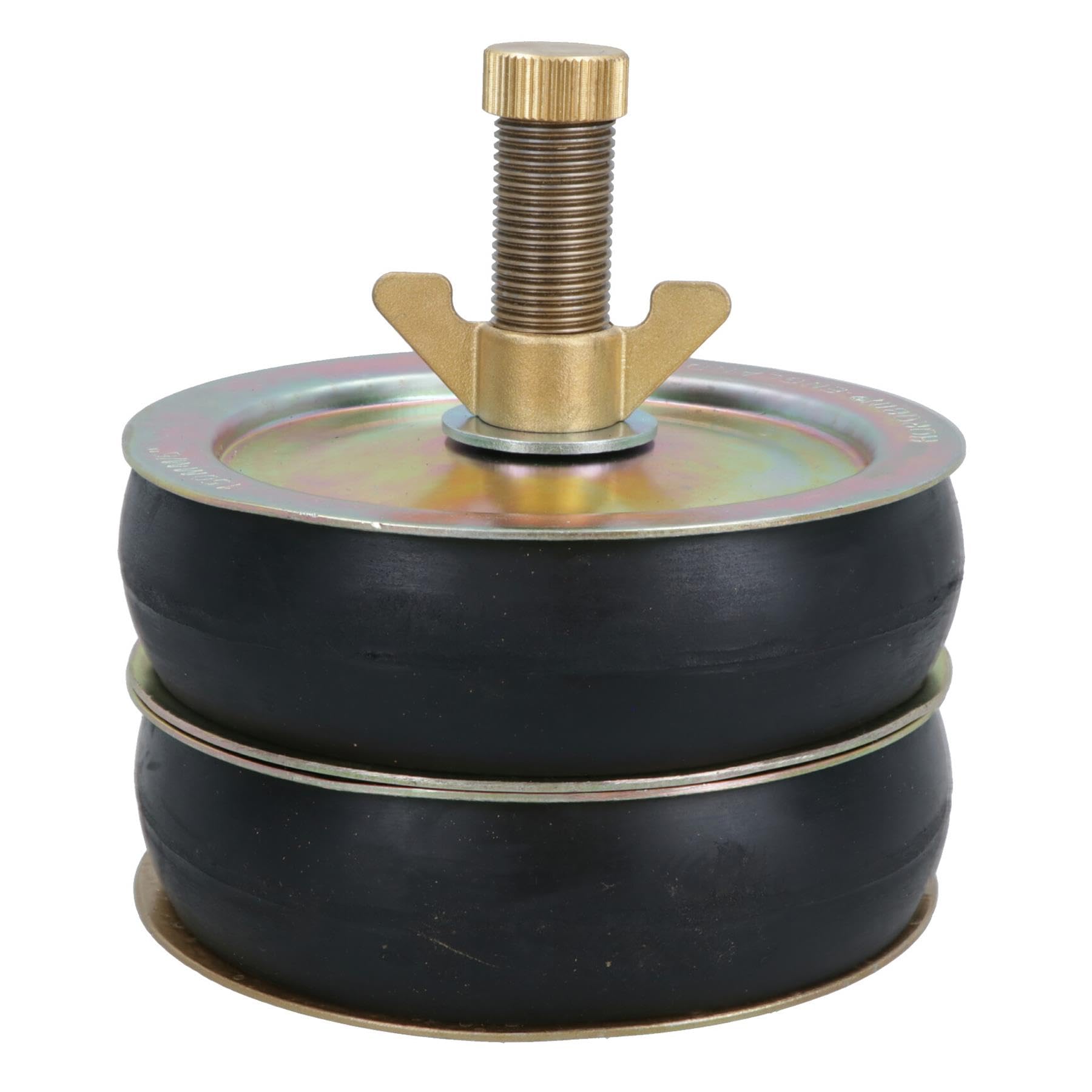 Double Steel Drain Test Pipe Bung Plug 6" (150mm) Plumbing Tube Blanking Cap