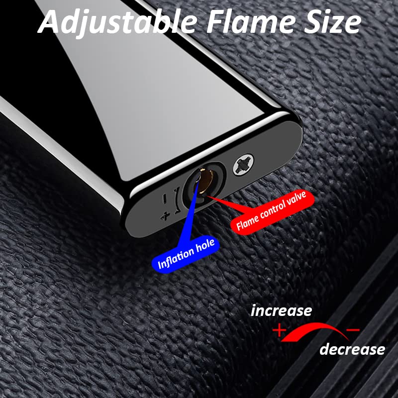 Encendedor Mini Jet Flame Recargable Rojo miniatura 5