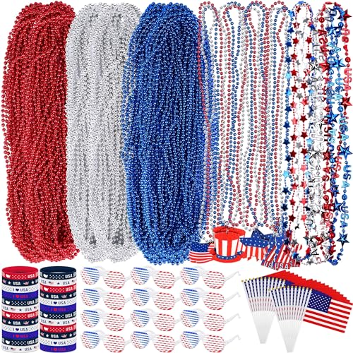 Drapeaux américains portatifs et lunettes pour barbecue du 4 juillet